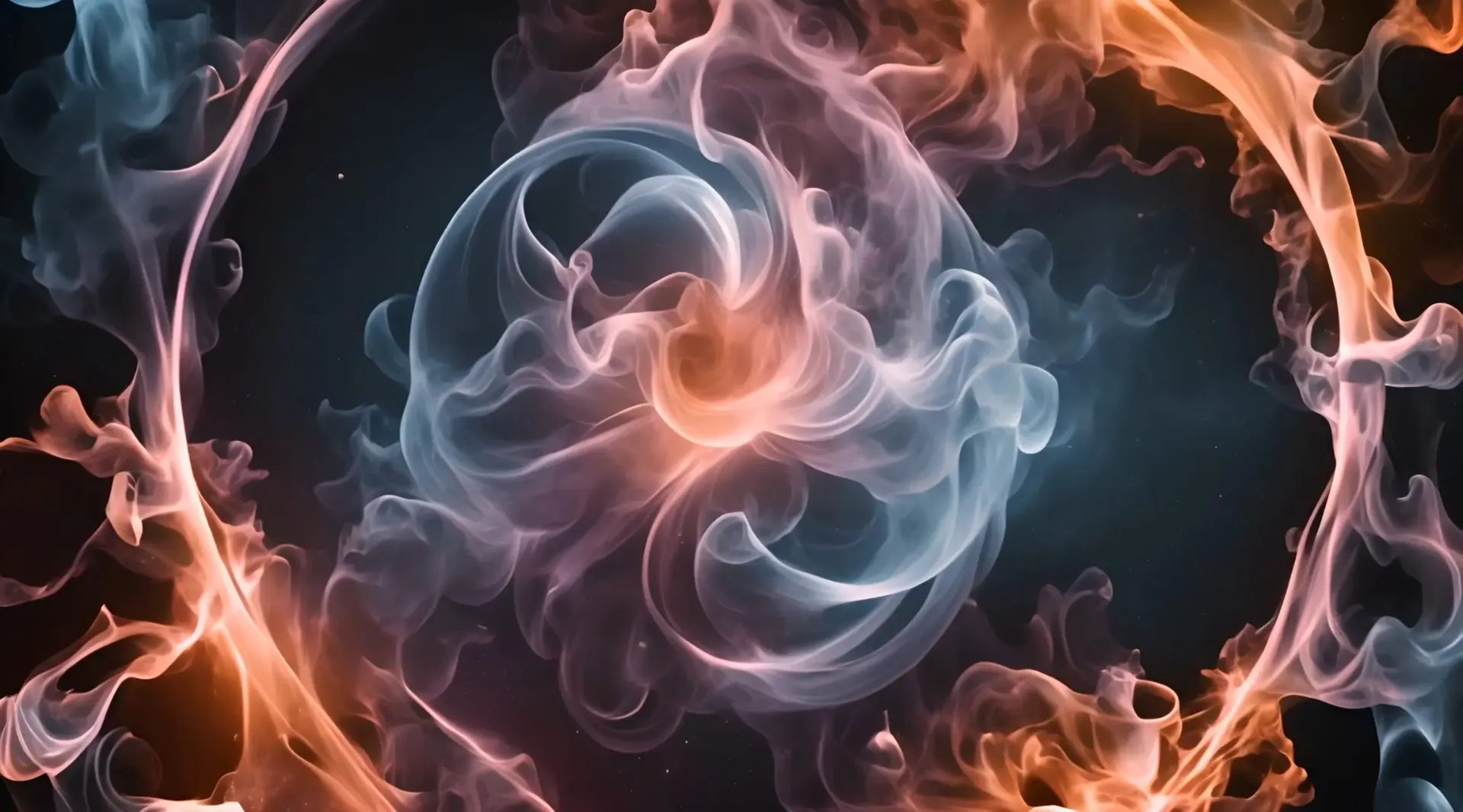 Swirling Nebula High-Quality Logo Animation Background